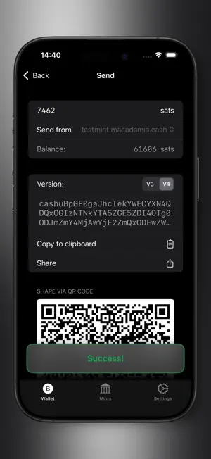 macadamia Wallet screenshot 2