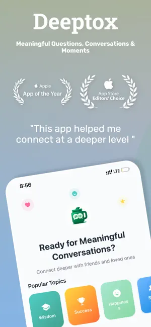 Deeptox - Deep Conversations screenshot 4