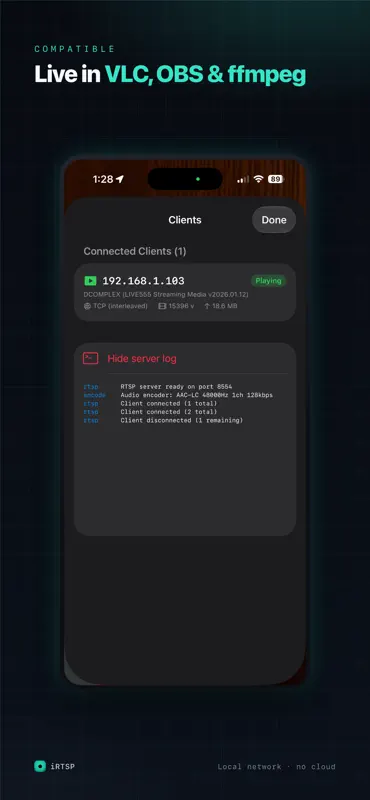 iRTSP screenshot 5 of 6