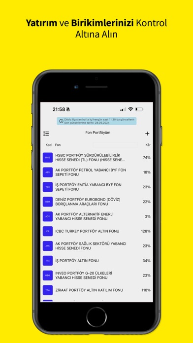 Yatirimi: Fon Altın Kripto Screenshot