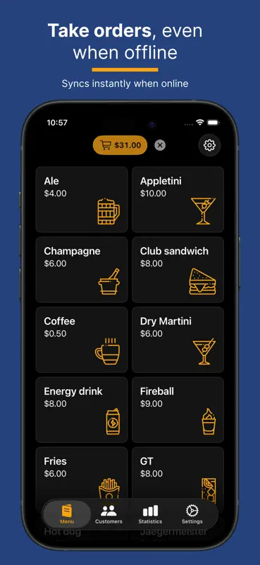 Bartab: Point of Sale (POS) screenshot 1 of 6