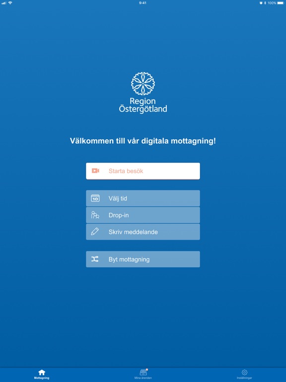 Din Vård Region Östergötland iPad screenshot 2