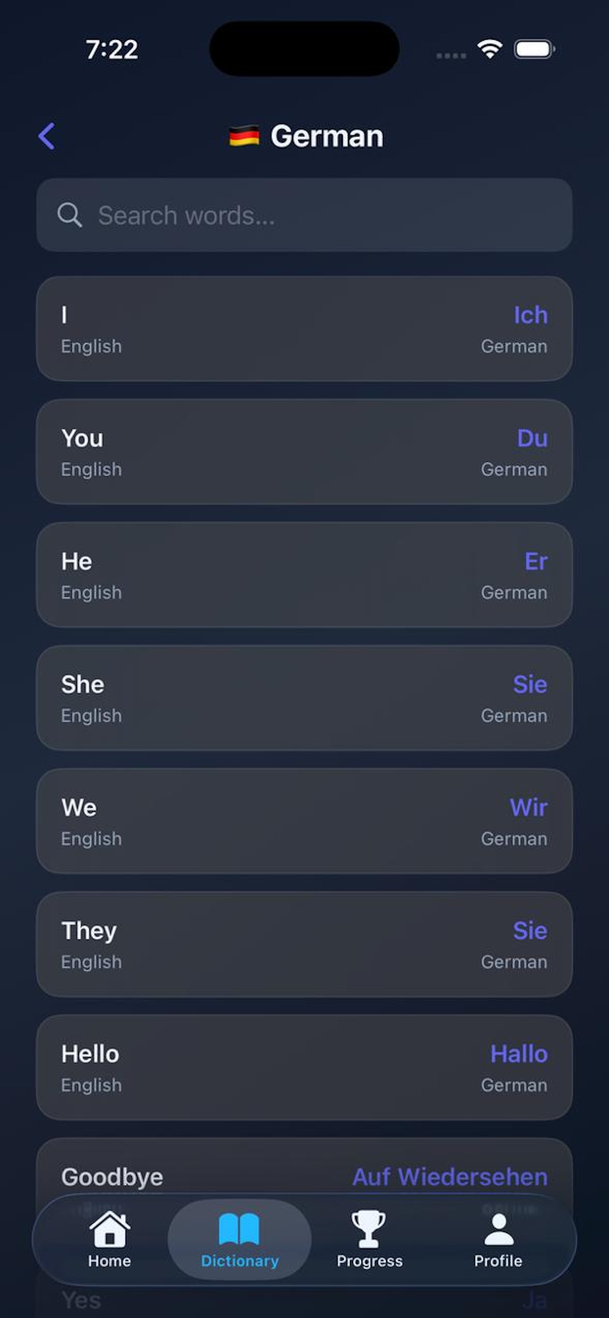 LexiGo - Language Learning screenshot 3