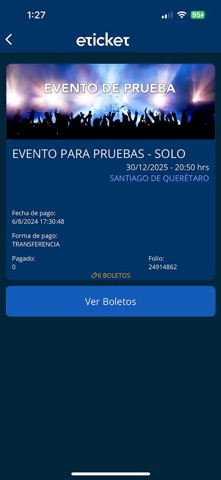 eticket iPhone screenshot 3