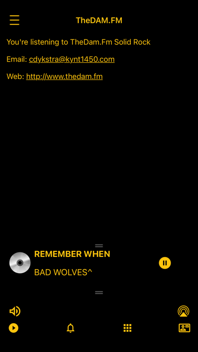TheDam.fm Screenshot