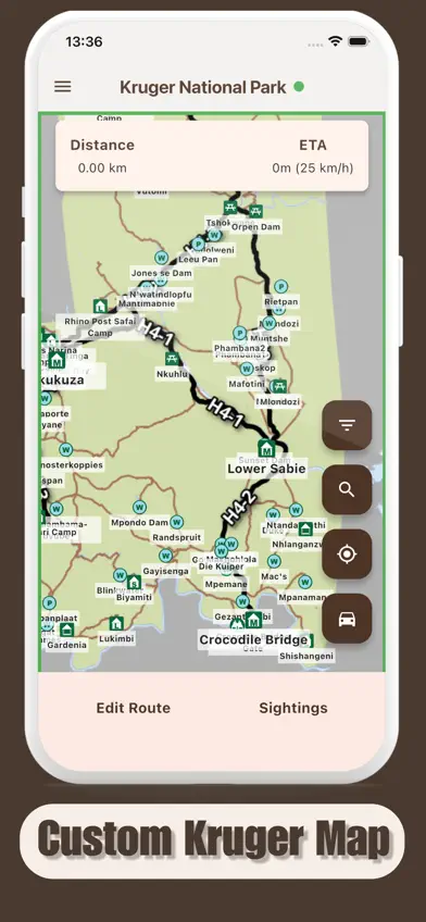 Kruger Navigator screenshot 2