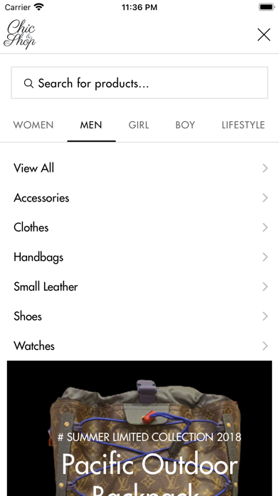 Chic & Shop Qatar Screenshot