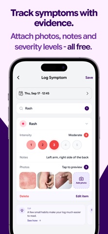 LittleClues: Allergy Tracker Screenshot 4 of 8