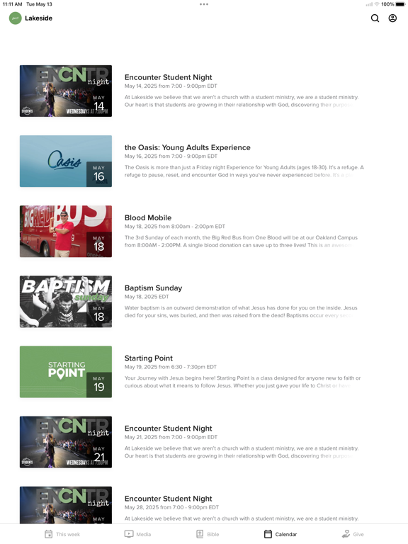 Lakeside Connect iPad screenshot 3 - Education app