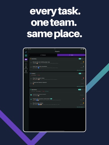 asateam: Team To-Do List iPad screenshot