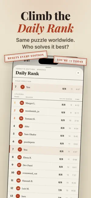Octors- Daily 8 Words Puzzle screenshot 3