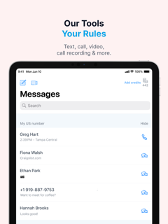 Ring4: Second Phone Number screenshot 8