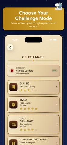 ChronoGuess: History Quiz iPhone screenshot