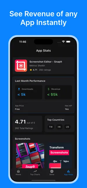 AppSpy: App Finder & Tracker iPhone screenshot 3