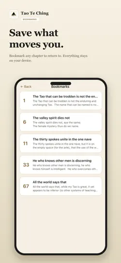 Captura de pantalla de Tao Te Ching - Lao Tzu en iPhone 4