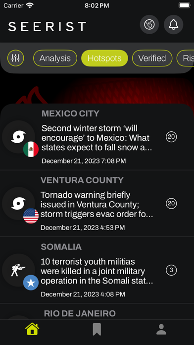 Seerist Screenshot