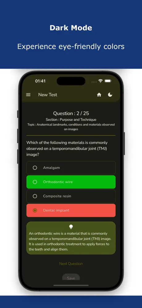 Dental Assistant Exam Test Screenshot 4