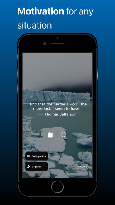 Daily motivation, quote Screenshot