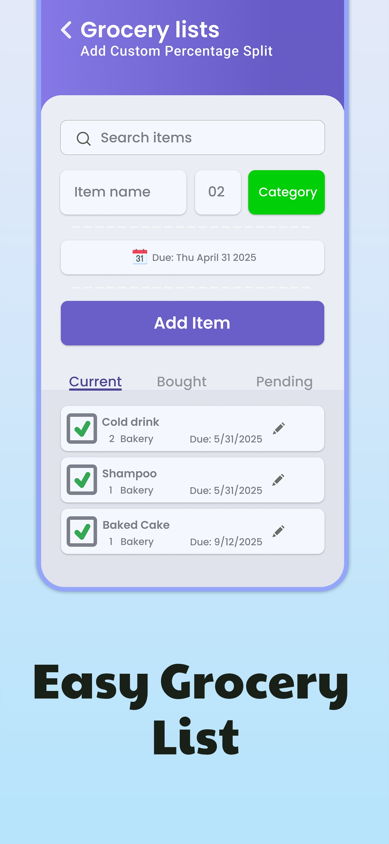 Split Bill: Split Payments App
