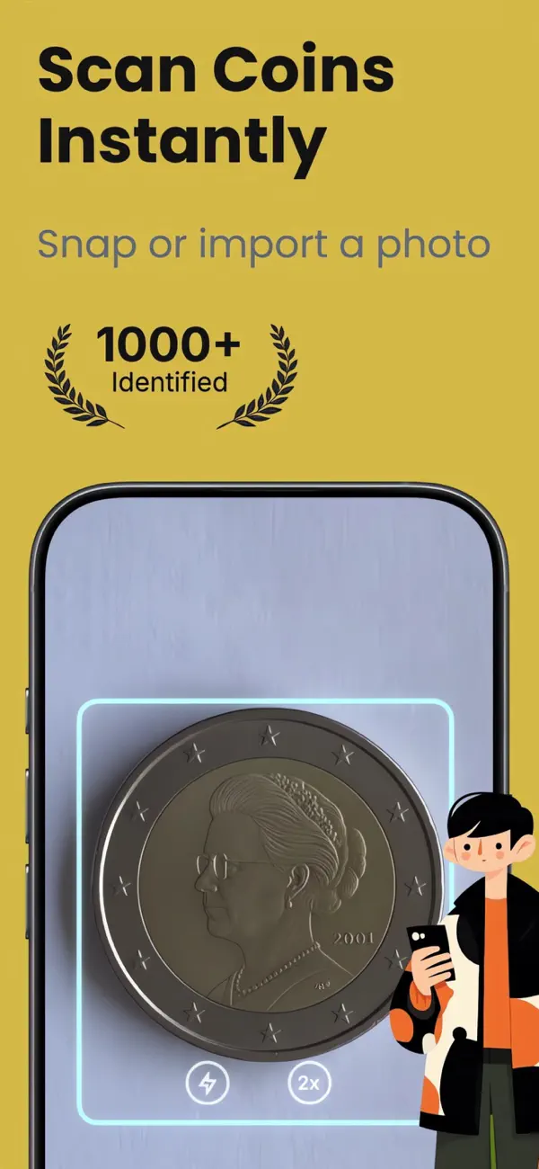 #2. Coin Identifier & Scanner (iOS) Ved: FoxfortMobile