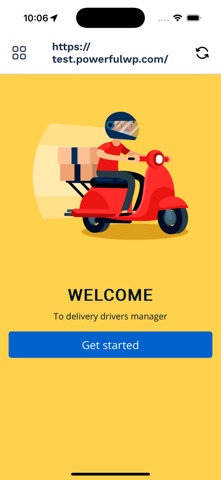 Delivery Drivers App screenshot