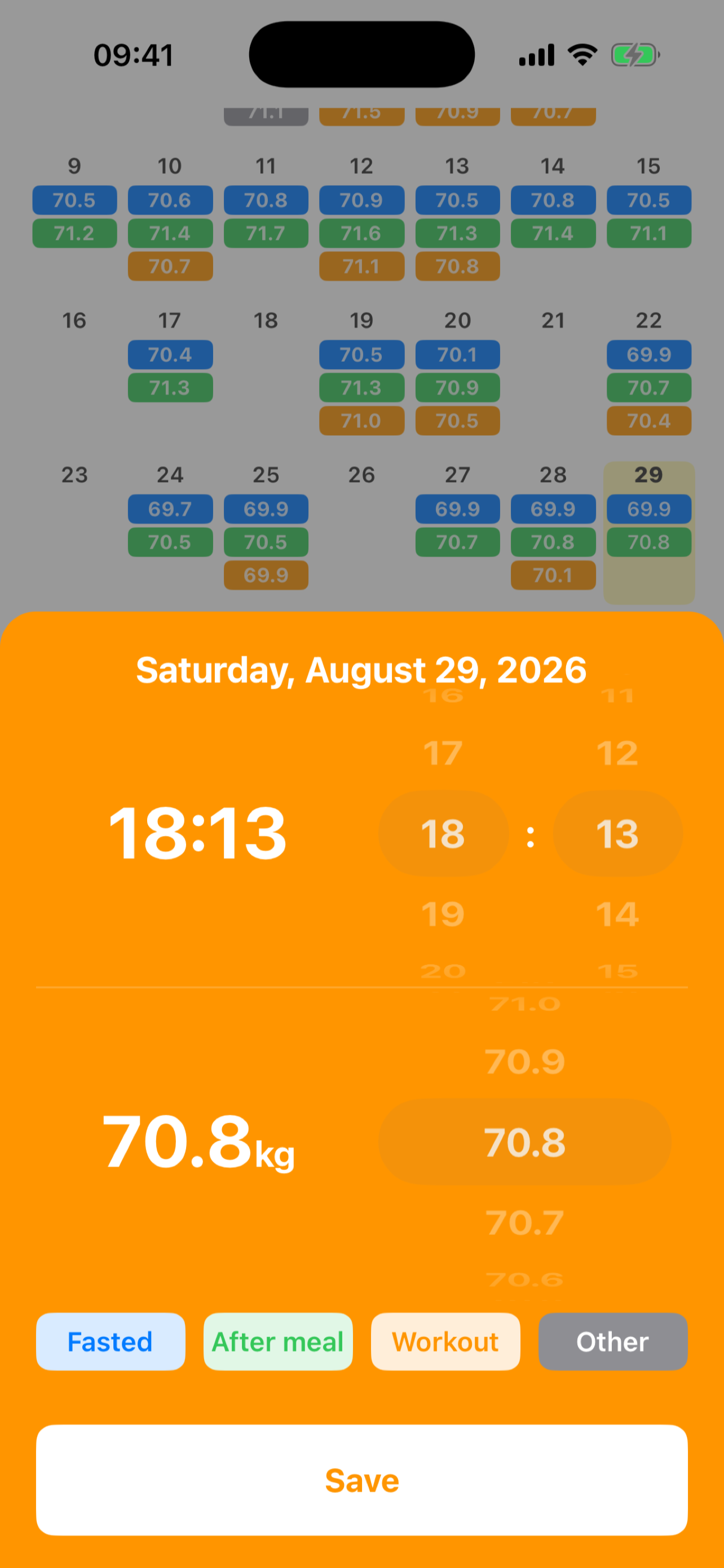 Weight Diary: Weight Tracker screenshot 2