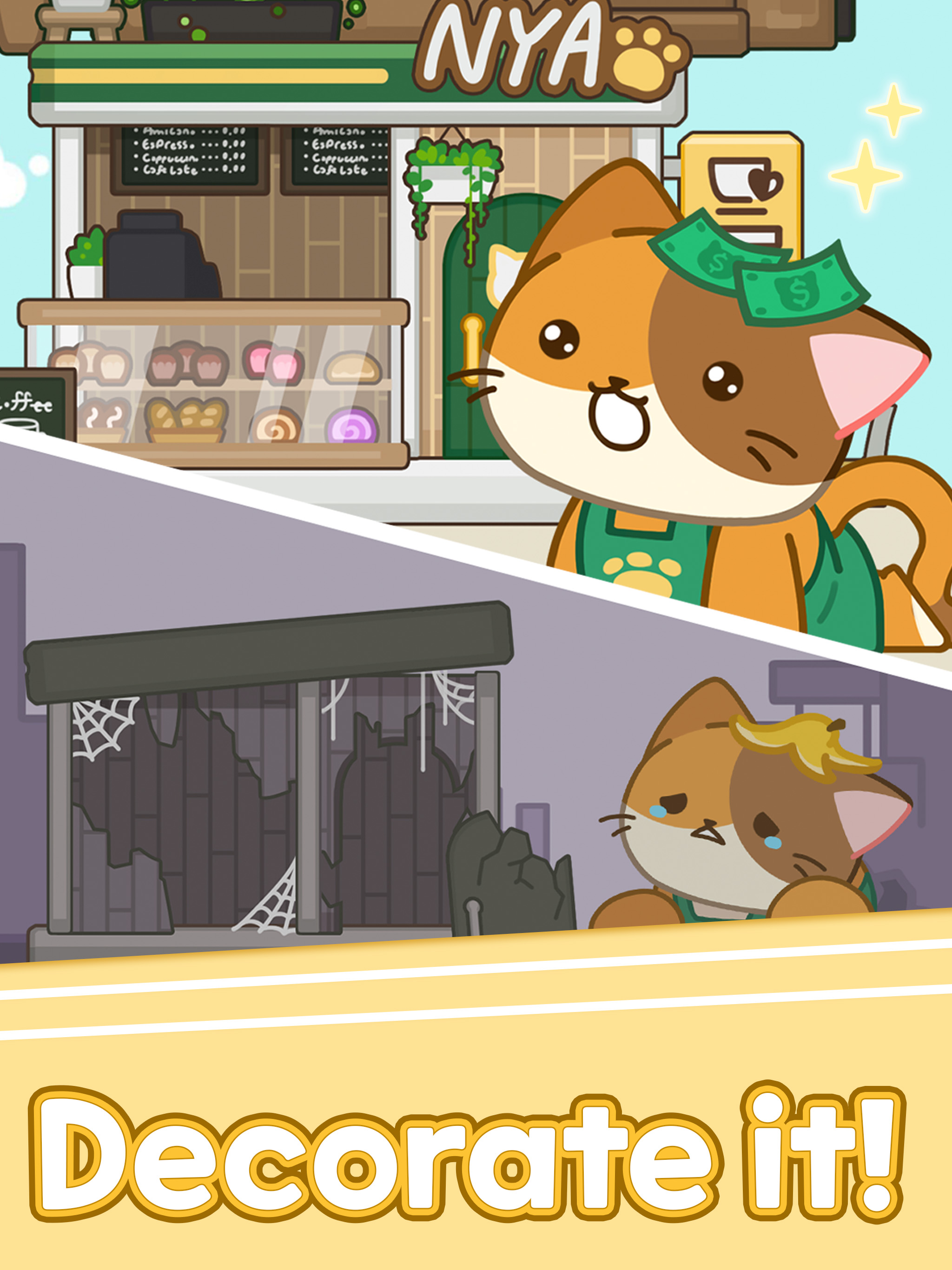 Merge Cat Cafe : Coffee cat