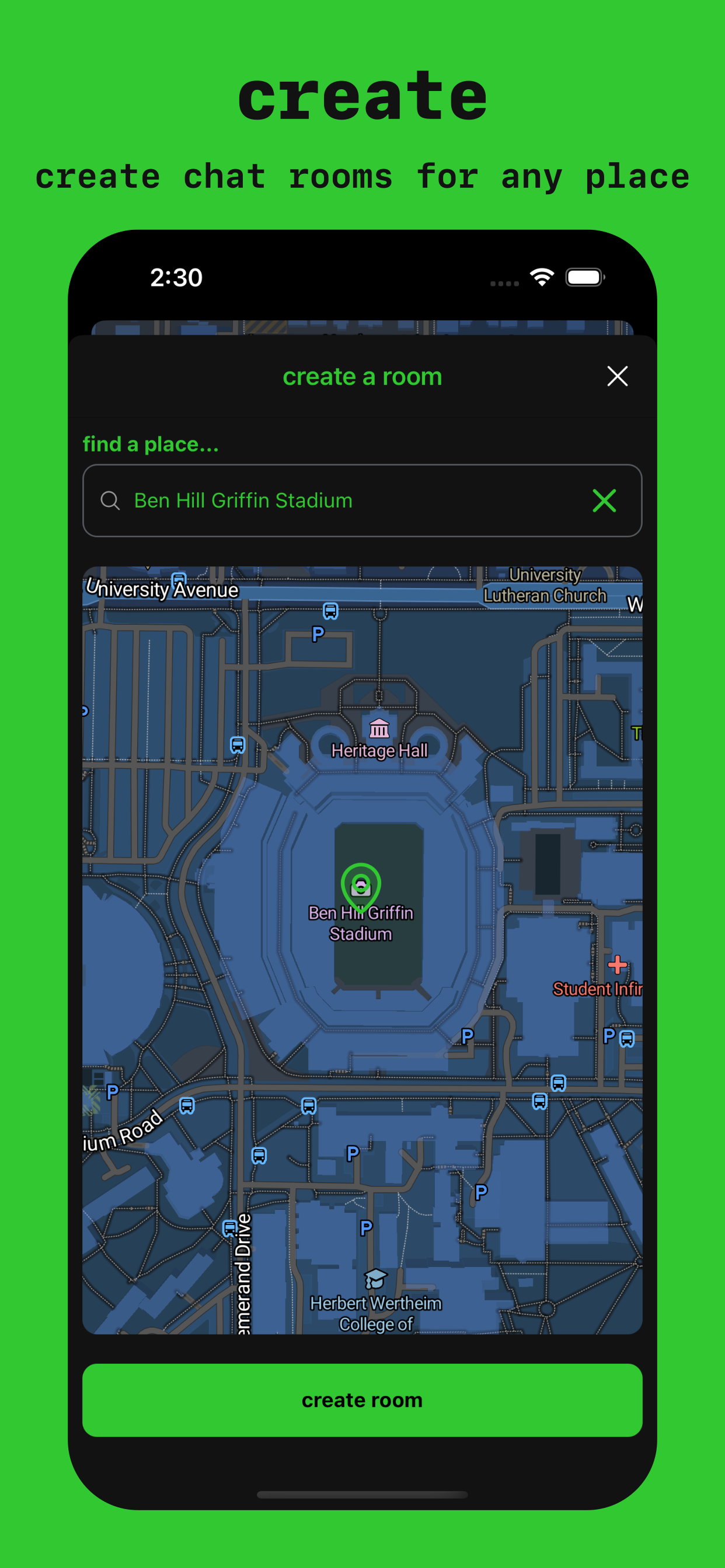 adla - hyperlocal chat