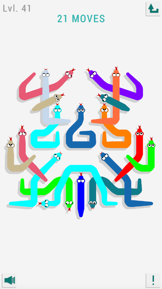 #1. Tangled 2D Snakes (iOS) 由: Hieu Hoang