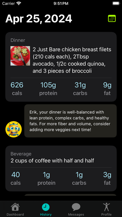 Your Body AI: Calorie Tracker Screenshot
