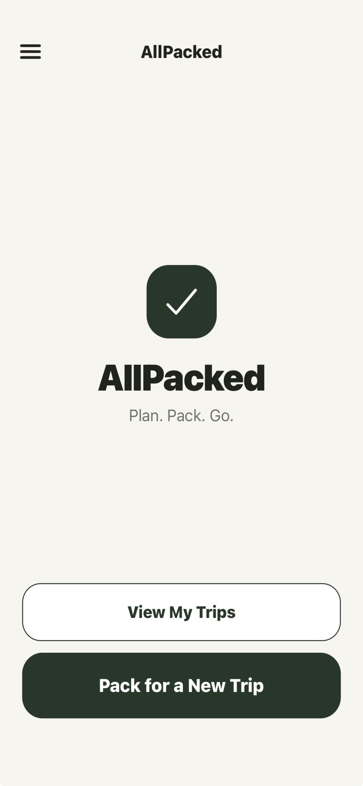 Screenshot 1 of AllPacked: Pack & Travel