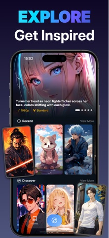 AI Anime Video Maker - GenAni iPhone screenshot