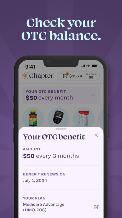 Chapter: Medicare OTC Store iPhone screenshot 3 - Lifestyle app
