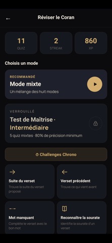 QuranFlow : Mémoriser Coran Screenshot 2 of 10