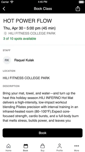 HILI FITNESS screenshot 3