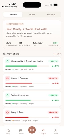 ClearTrace: Skincare Tracker Screenshot 4 of 7