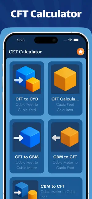 CFT Calculators - Cubic feet screenshot 1