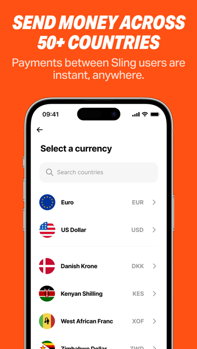 Sling Money - Global Transfers Screenshot