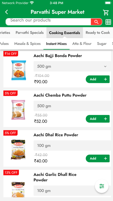 Parvathi Super Market Screenshot