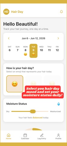 Hair Day App iPhone screenshot