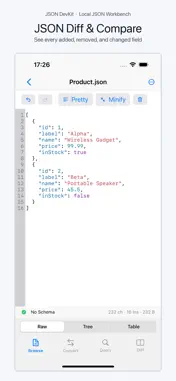 JSON DevKit Editor screenshot 2
