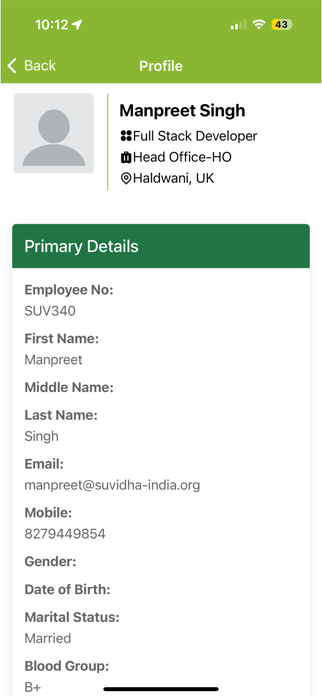 SUVIDHA HRMS Screenshot 3 of 5