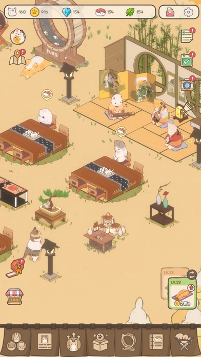 Cat Garden - Food Party Tycoon Screenshot