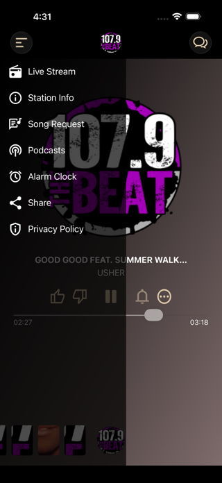 107.9 The Beat LIVE Screenshot 2 of 5