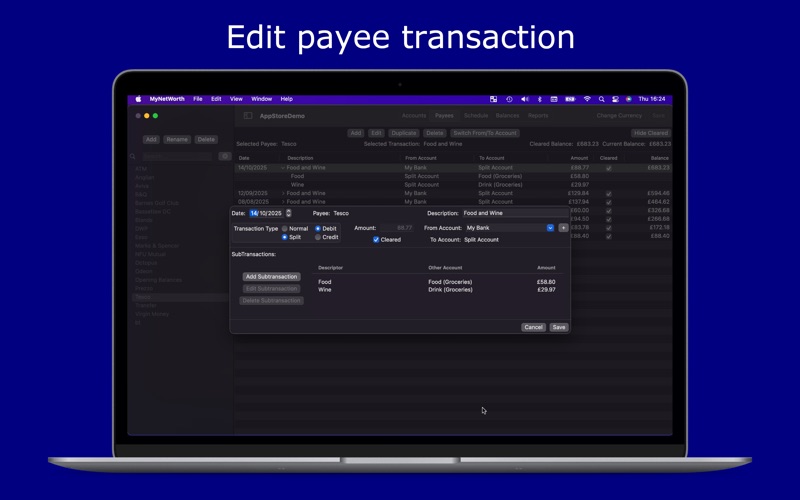 App screenshot