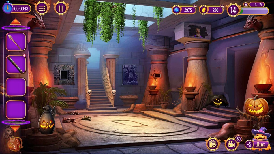 #3. Halloween Game: Cursed Realm (iOS) By: HFG ENTERTAINMENTS