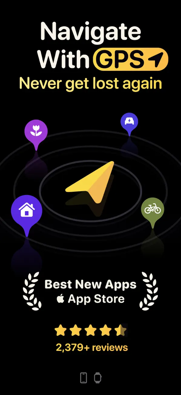 #1. Navigation Compass & GPS (iOS) Podle: Alexander Deplov