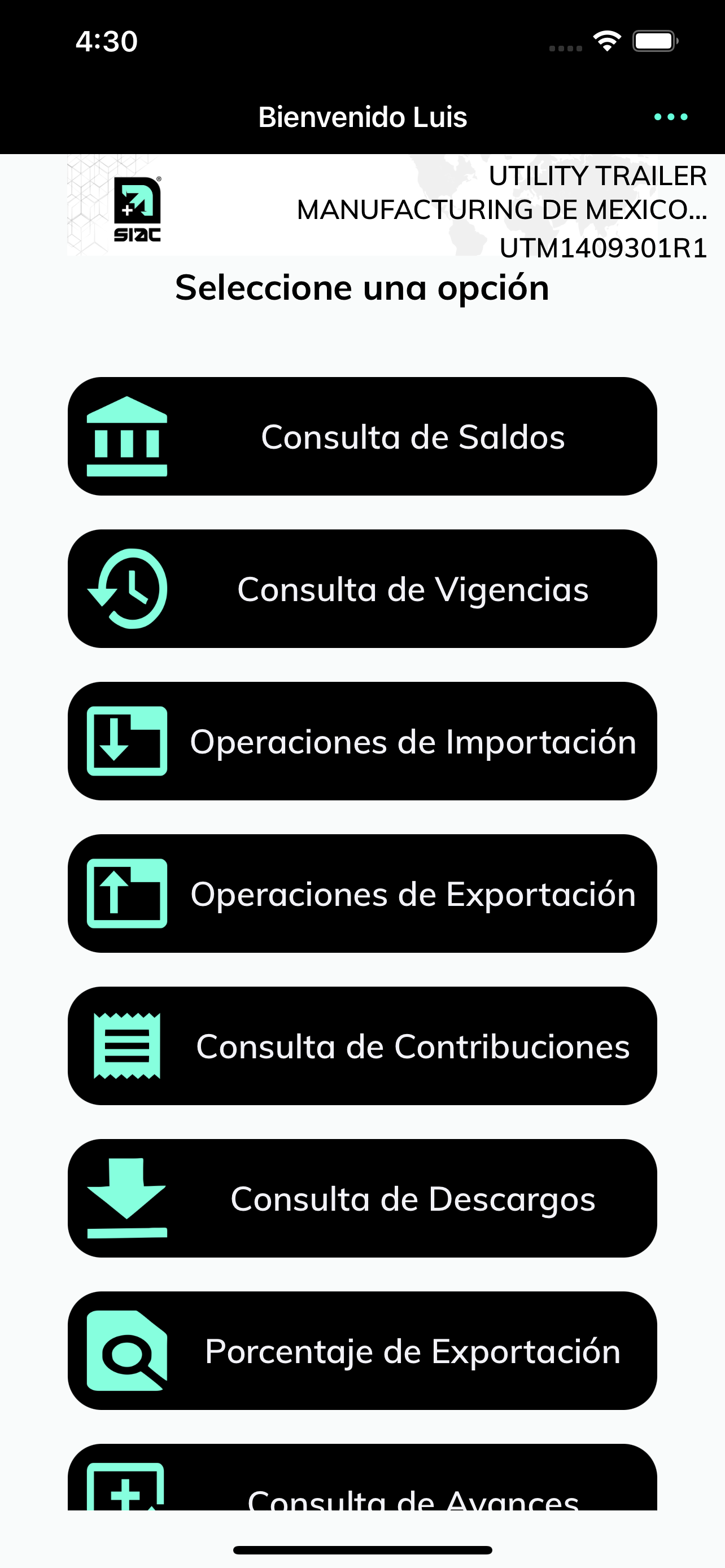 SIAC Integra Plus App
