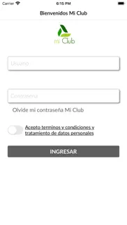 mi club app iphone capturas de pantalla 1