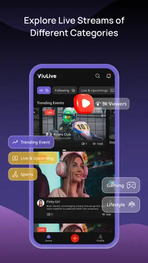 ViuLive: Multicam Live Stream screenshot 1